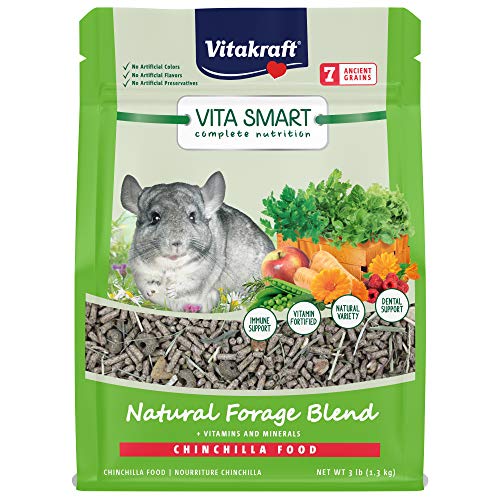 Vitakraft VitaSmart Chinchilla Food - 3 lb - Pack of 6