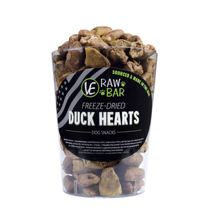 Vital Essentials (approx 150pc) Freeze-Dried Duck Hearts Freeze-Dried Dog Treats - 30 Oz