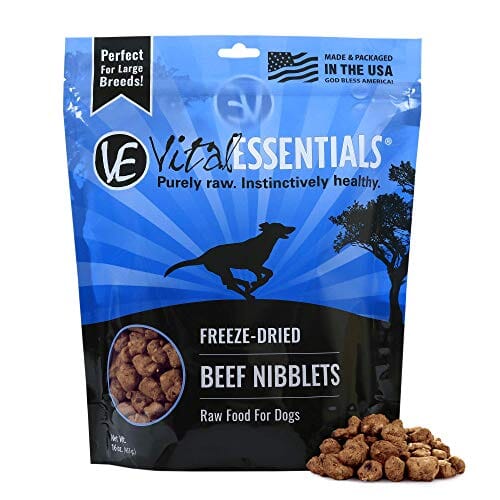 Vital Essentials Beef Nibblets Freeze-Dried Dog Food - 16 Oz