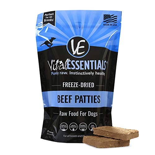 Vital Essentials Beef Patties Freeze-Dried Dog Food - 32 Oz  