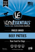 Vital Essentials Beef Patties Freeze Dried Dog Food  