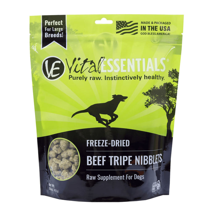 Vital Essentials Beef Tripe Freeze-Dried Dog Treats - 1 Lb