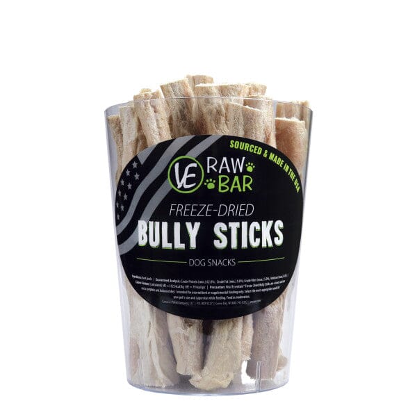 Vital Essentials Bully Sticks Freeze-Dried Dog Treats - 35 Piece - 1.6 Lbs