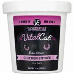 Vital Essentials Cat Frozen Food Chicken - 14 Oz Tub  