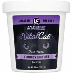 Vital Essentials Cat Frozen Food Turkey - 14 Oz Tub