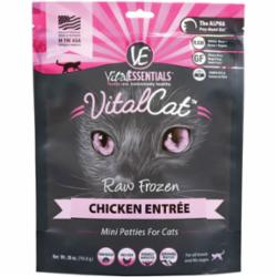 Vital Essentials Cat Frozen Mini Patties Chicken - 28 Oz