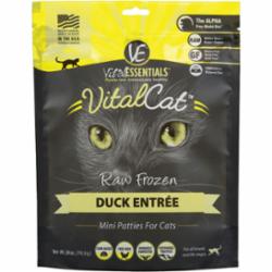 Vital Essentials Cat Frozen Mini Patties Duck - 28 Oz  