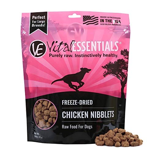 Vital Essentials Chicken Nibblets Freeze-Dried Dog Food - 16 Oz  