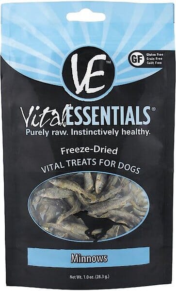 Vital Essentials Cod Skins Freeze-Dried Dog Treats - 20 Piece - 12 Oz