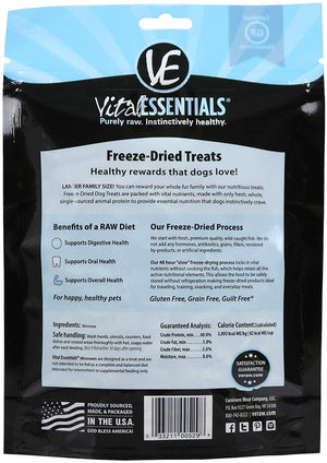 Vital Essentials Freeze-Dried Raw Cat Treats, Minnows Treats, 2.5oz