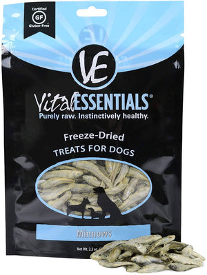 Vital Essentials Family Size Minnows Freeze-Dried Dog Treats - 2.5 Oz