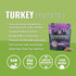 Vital Essentials Turkey Mini Patties Entrée Freeze-Dried Dog Food - 1 Lb  