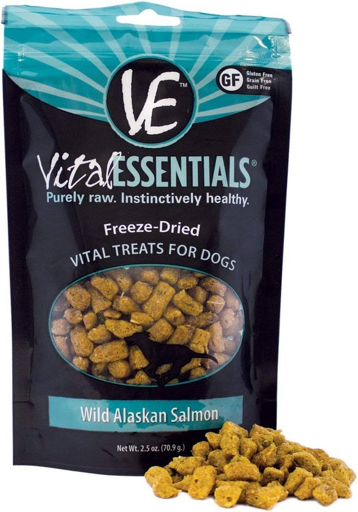 Vital Essentials Wild Alaskan Salmon Freeze-Dried Dog Treats - 2.5 Oz