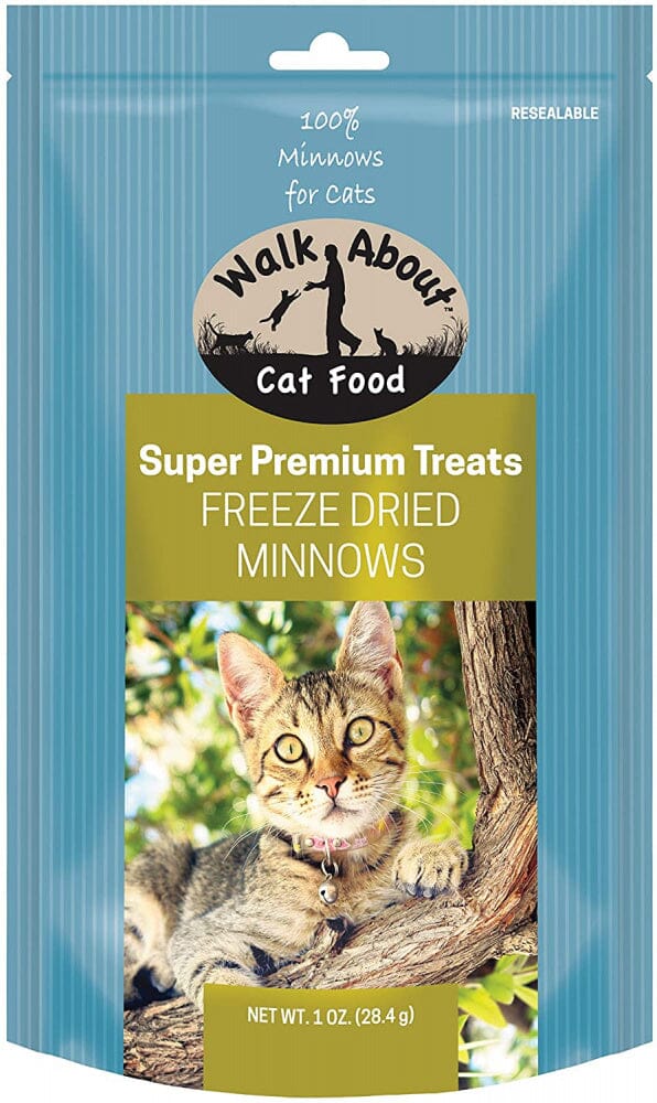 Walk About Freeze Dried Minnows Cat Treats