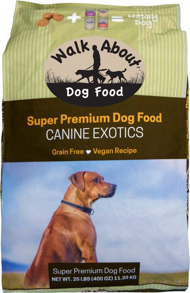 Walk About Grain Free Canine Exotics Vegan Recipe Dry Dog Food  