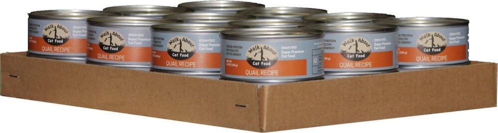 Walk About Grain Free Quail Recipe Canned Cat Food  