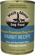 Walk About Grain Free Rabbit Recipe Canned Dog Food  