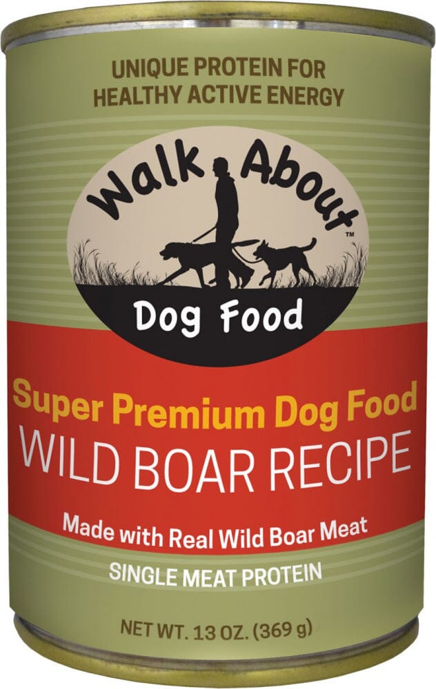 Walk About Grain Free Wild Boar Recipe Canned Dog Food  