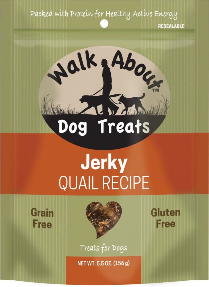 Walk About Quail Jerky Dog Treats  