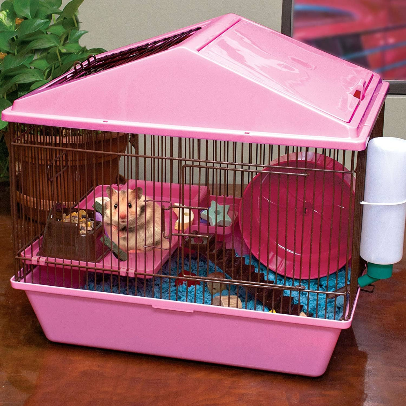 Ware Animal House 2 Level Hamster Home Assorted 16 X 12 X 15