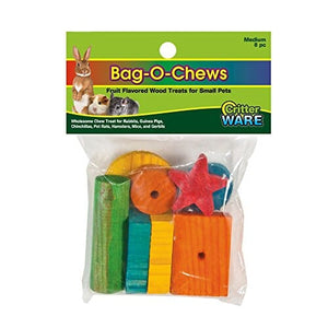 Ware Bag-O-Chews Small Animal Chewy Treats - Medium - 8 Count
