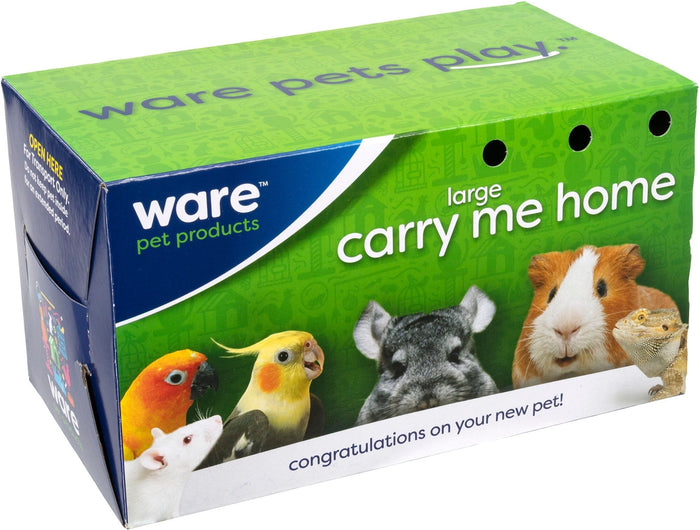 Ware Cardboard Carry Me Home Small Animal Carrier - 9 X 5 X 5 In - 100 Pack