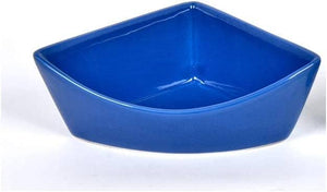 Ware Corner Dish Ceramic Small Animal Feeding Dish - 6.75 X 4.75 X 2.5 I