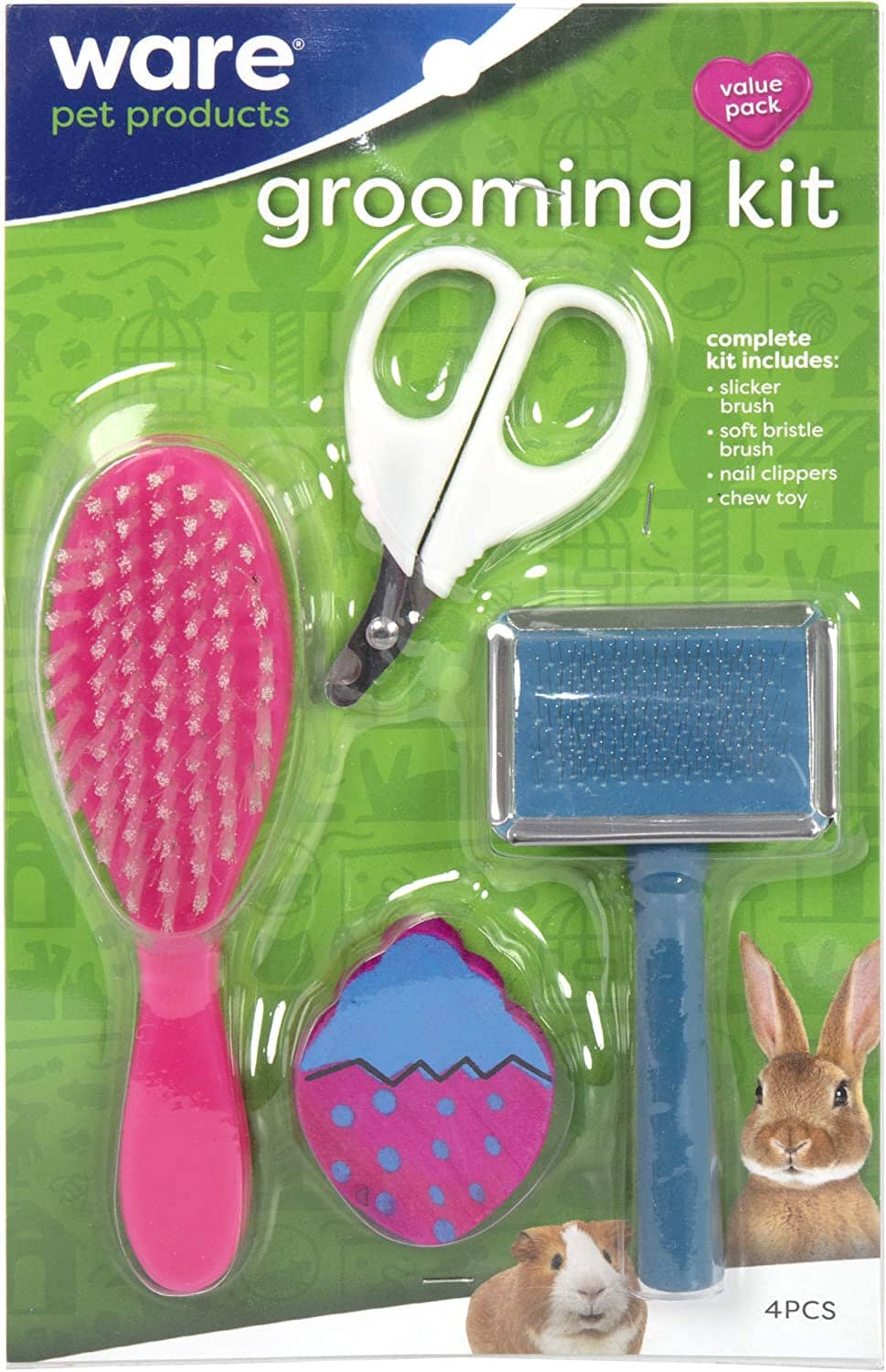 Ware Groom-N-Kit for Small Animals Small Animal Tools - 4 Count  