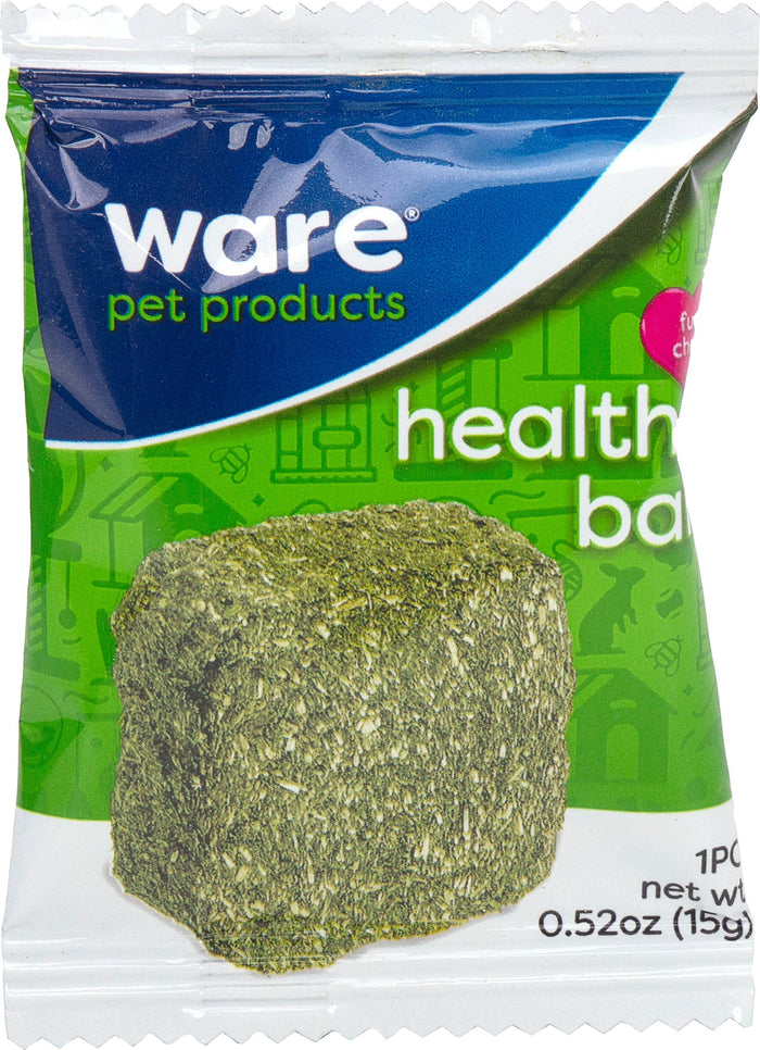 Ware Health-E Bale Small Animal Chew Small Animal Hay - Green - 12 Pack