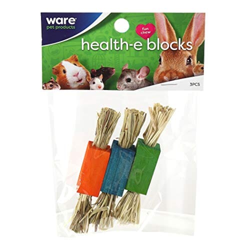 Ware Health-E Blocks Small Animal Chewy Treats - 3 Count  