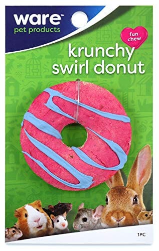 Ware Krunchy Swirl Donut Small Animal Treat Small Animal Chewy Treats -  