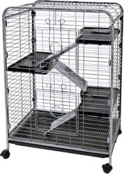 Ware LRS Indoor Hutch Four Level for Small Animal Cage - Blue - 26.5 X 17.25 X 36.5  