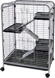 Ware LRS Indoor Hutch Four Level for Small Animal Cage - Blue - 26.5 X 17.25 X 36.5