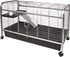 Ware LRS Rabbit Home Small Animal Cage - Gray - 41.5 X 17.5 X 26.25  