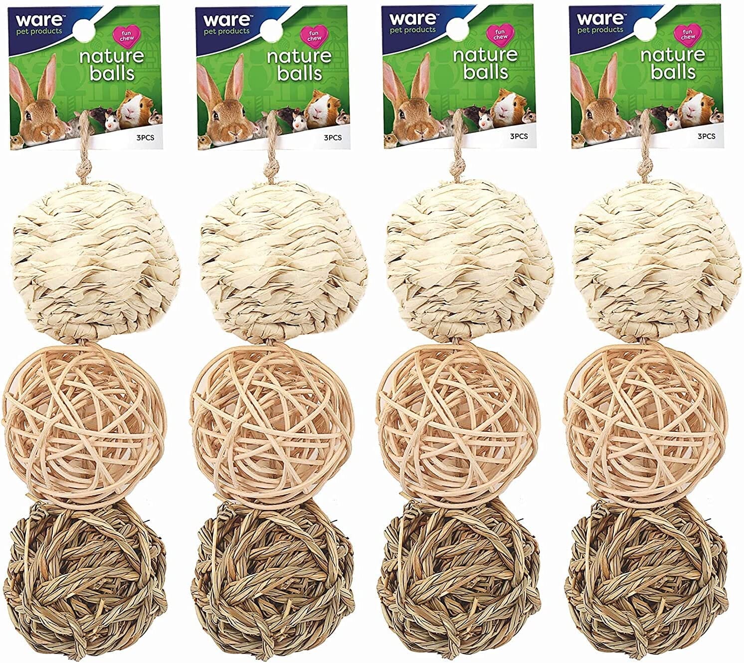 Ware Nature Ball Value Pack Small Animal Toy -  