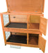 Ware Premium Double Decker Rabbit Small Animal Hutch - 46 X 24 X 41 In  