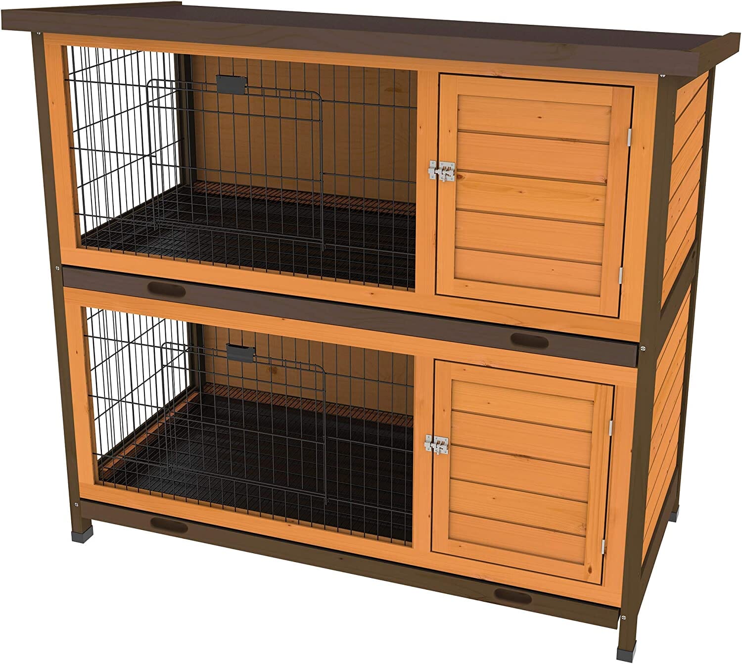 Ware Premium Double Decker Rabbit Small Animal Hutch - 46 X 24 X 41 In  