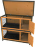 Ware Premium Double Decker Rabbit Small Animal Hutch - 46 X 24 X 41 In  