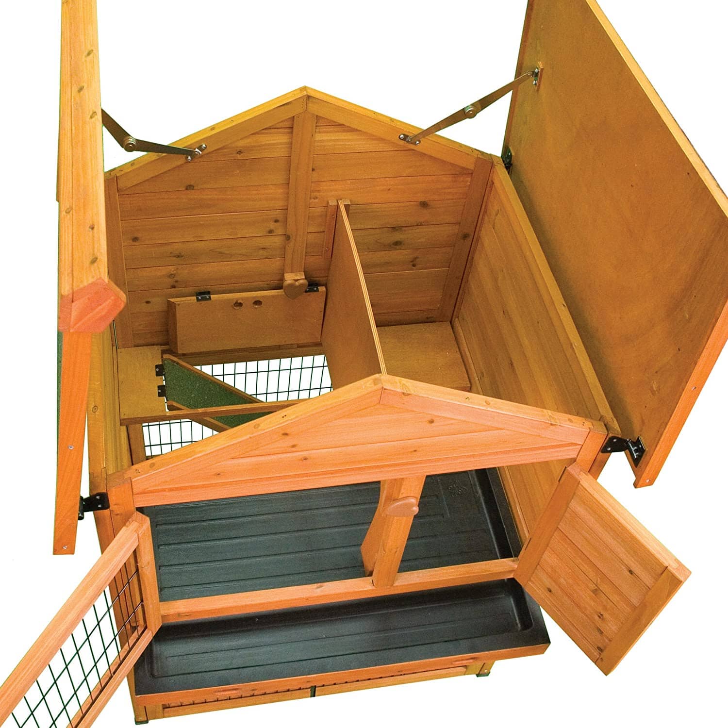 Ware Premium Plus Bunny Barn Small Animal Hutch - 37.5 X 31.5 X 47 In  