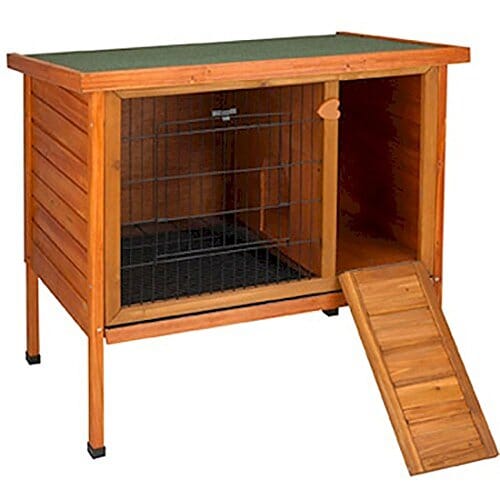 Ware Premium Plus Rabbit Small Animal Hutch - Large - 46.5 X 24 X 34.5 In  