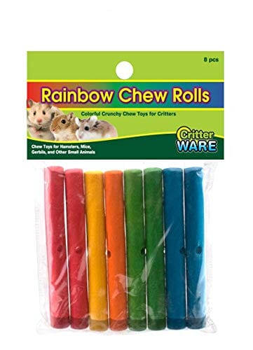 Ware Rainbow Chews Rolls Small Animal Toy - 6.75 In - 8 Count