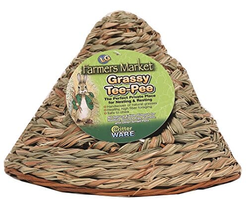 Ware Small Animal Grassy Tee Pee Small Animal Hideaway - Large  