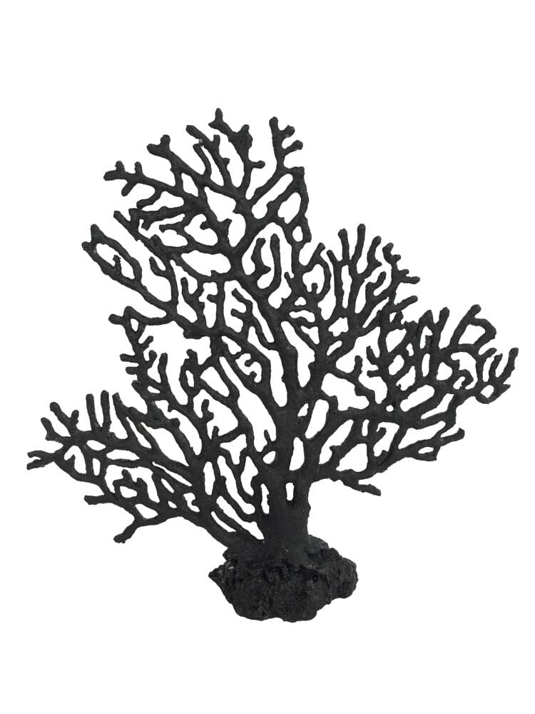 Weco Products South Pacific Coral Sea Fan Ornament - Black - Medium  