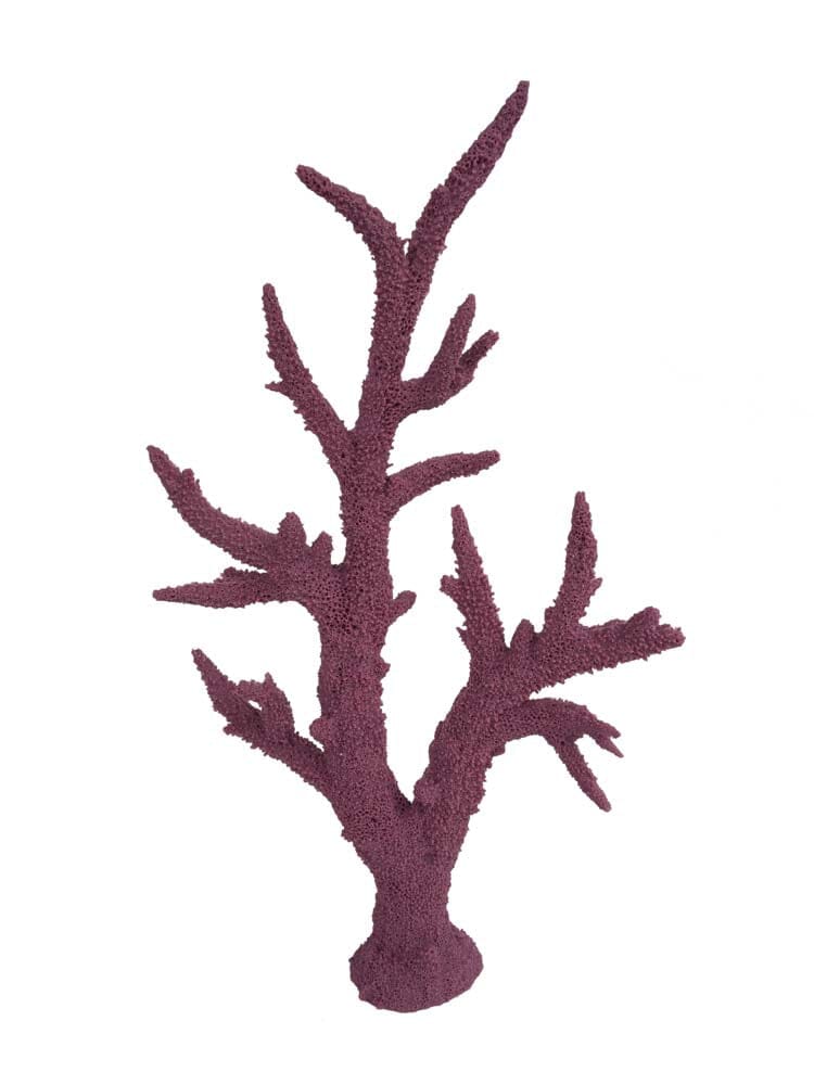 Weco Products South Pacific Coral Staghorn Tall Ornament - Purple - Medium  