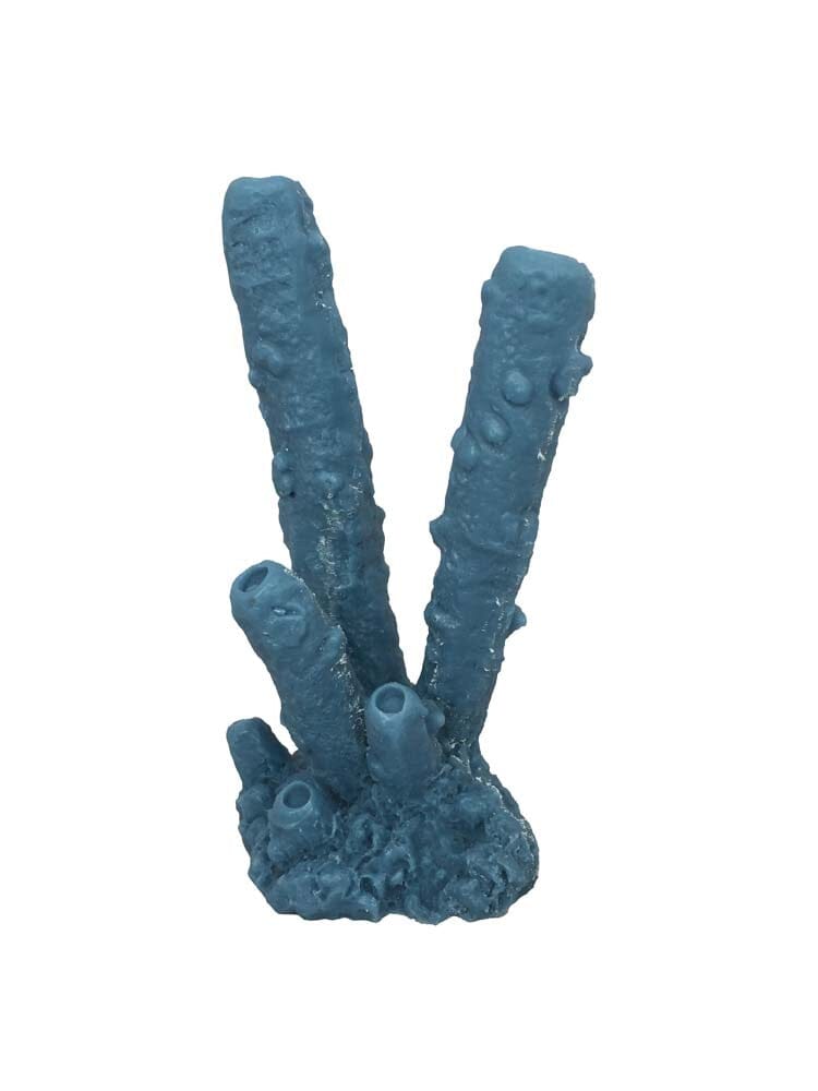 Weco Products South Pacific Coral Tube Sponge Ornament - Blue - Medium  