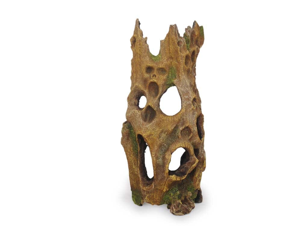 Weco Products Wecorama Sleepy Hollows Wicked Bark Terrarium Ornament - Brown and Green - Large  