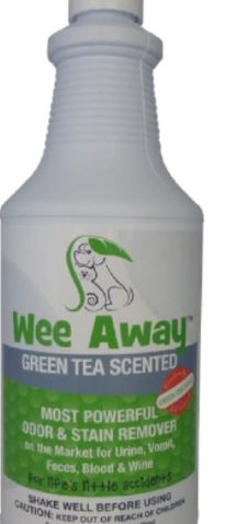 Wee Away All In One Pro - Green Tea Cat and Dog Stain and Odor Eliminator - 8 oz Bottle