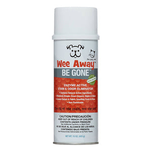 Wee Away Be Gone Cat and Dog Stain and Odor Eliminator - 15 oz Bottle