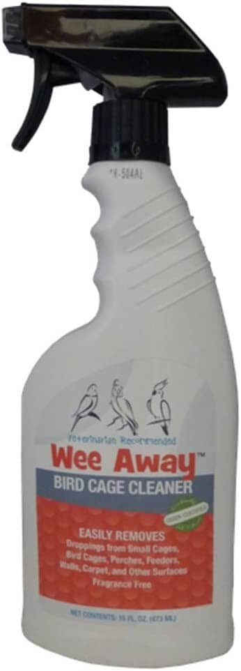 Wee Away Bird Cage (Oh Crap!) Deodorizing Spray - 16 Oz Bottle