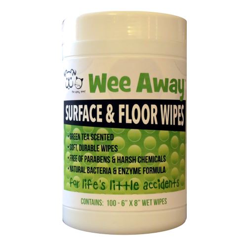 Wee Away Floor and Surface Pet Wipes  